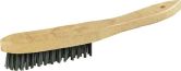 Brosse à main en fil métallique Fil d'acier lisse 