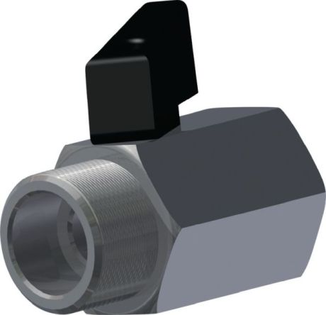 Mini-robinet à bille Hirt-LINE 3/4 4 MS chromé [SimilarCatItems.CatItem.ArtName2]