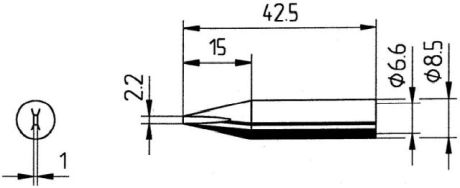 Ersatzspitze ERSADUR zu Lötstationen ERSA [SimilarCatItems.CatItem.ArtName2]