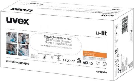 Gants jetables en nitrile UVEX u-fit strong N2000 [SimilarCatItems.CatItem.ArtName2]
