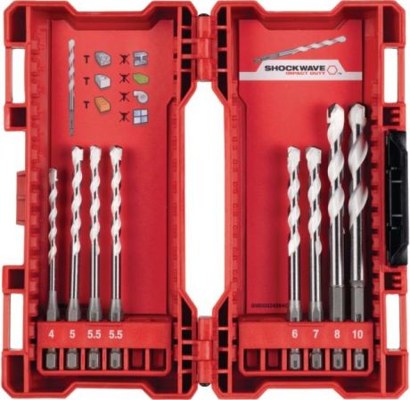 Set di trapani multimateriale SHOCKWAVE MILWAUKEE [SimilarCatItems.CatItem.ArtName2]