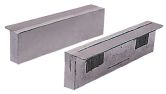 Schraubstockbacken aus Aluminium flach / per Paar 