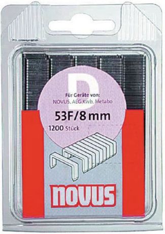Flachdrahtklammern NOVUS Typ 53 F in Klarsichtpack [SimilarCatItems.CatItem.ArtName2]