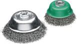Brosse boisseau LESSMANN fil d'acier ondulé 