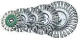 Brosse ronde à torsades LESSMANN fil d'acier 