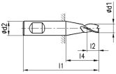 FRANKEN Fraise d'angle/à rainurer 2316 HSS-Co8 