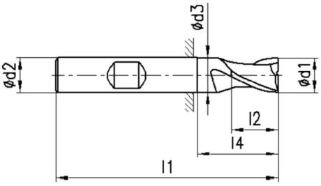 FRANKEN Fraise à rainurer/d'angle 2300C TiCN DIN 3 [SimilarCatItems.CatItem.ArtName2]