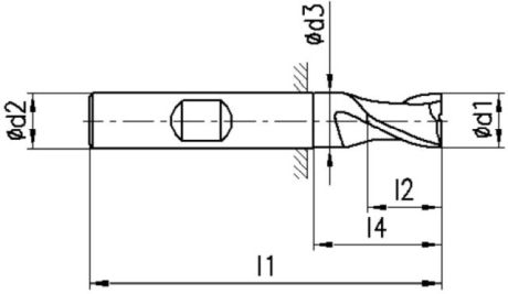 FRANKEN Fresa per angoli e scanalature 2345C TiCN [SimilarCatItems.CatItem.ArtName2]
