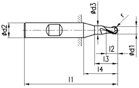 FRANKEN Fresa a raggio 3268C TiCN HSS-Co8 [SimilarCatItems.CatItem.ArtName2]