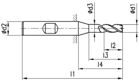 FRANKEN HSS-Eckfräser 1331 DIN 844K HSS-Co8 [SimilarCatItems.CatItem.ArtName2]