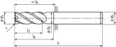 FRANKEN Fraises d'angle HSS 1034RZ CrNDIN844kIKHAH 