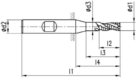 FRANKEN Fresa per angoli e scanalature 1590C TiCN [SimilarCatItems.CatItem.ArtName2]