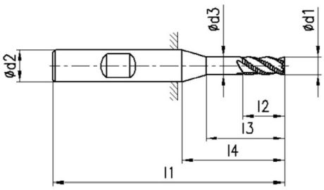 FRANKEN HSS-Eckfräser1386C HR DIN844L HSS-CoF TiCN [SimilarCatItems.CatItem.ArtName2]