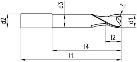 VHM-Torus-Hartfräser FRANKEN 1996A TiAlN Hard-Cut [SimilarCatItems.CatItem.ArtName2]