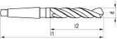 Spiralbohrer GUEHRING 363 Typ GV120 HSCO MK 