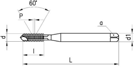 Maschinen-GewindebohrerNERIOX UNI HSS-E VAP DIN371 [SimilarCatItems.CatItem.ArtName2]